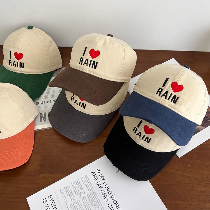 Wholesale New color blocked versatile duckbill cap with soft top and sun shading baseball cap