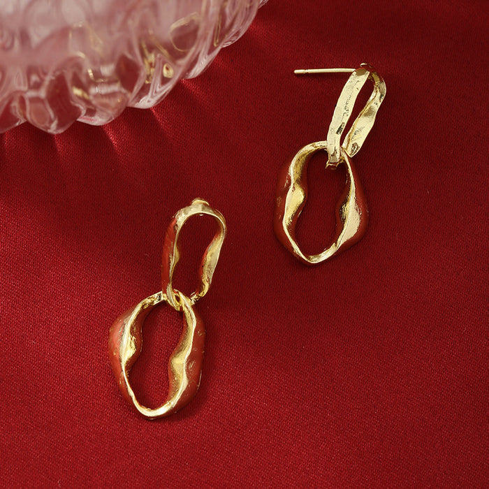 Wholesale metal geometric earrings earrings