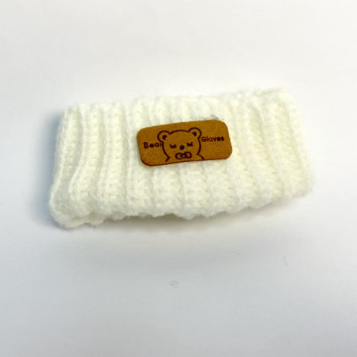 Wholesale Wear red heart sweater with letters and a hat,  a little bear knitted hat,  and a baby clothes