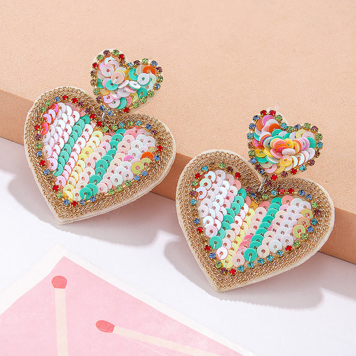 Wholesale love fashion earrings