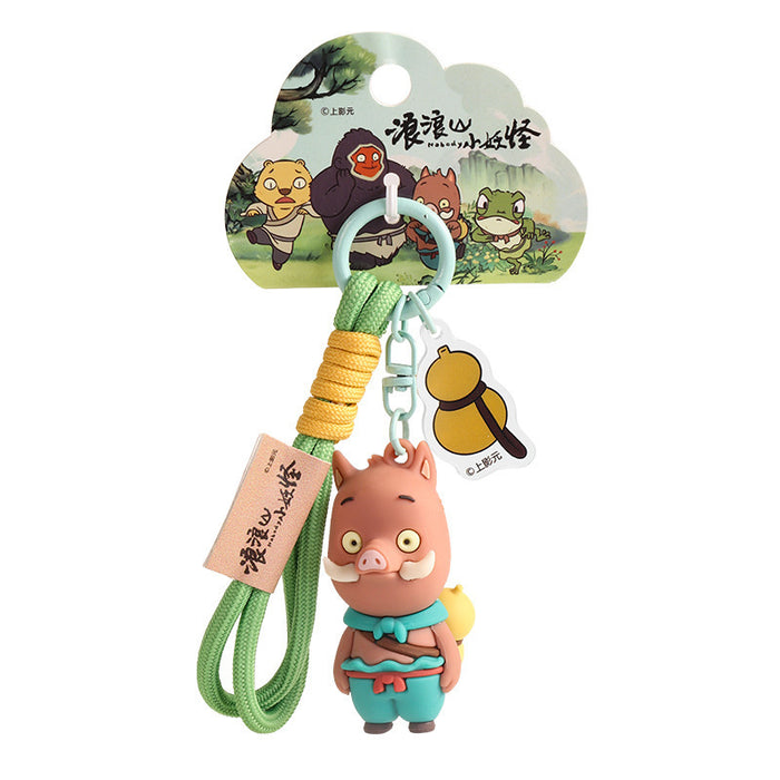 Wholesale PVC anime merchandise doll keychain