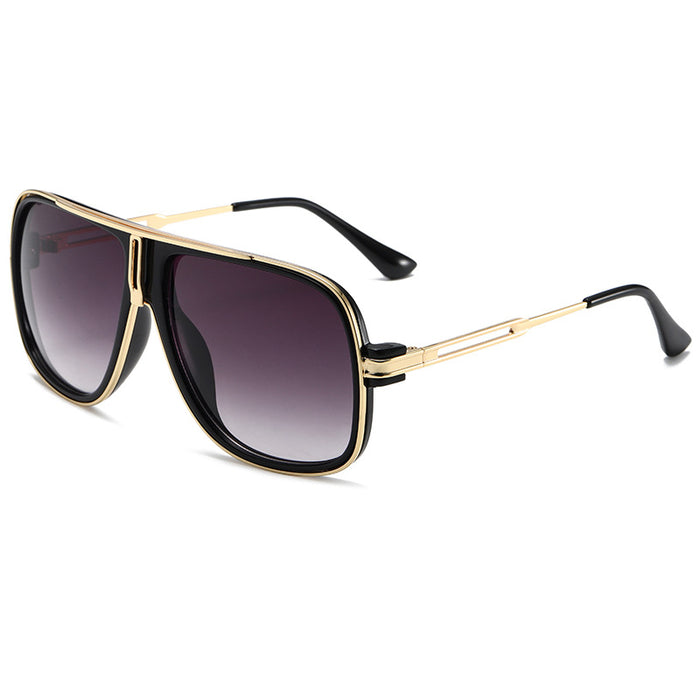 Wholesale Large-Frame s Metal UV-Protection Sunglasses