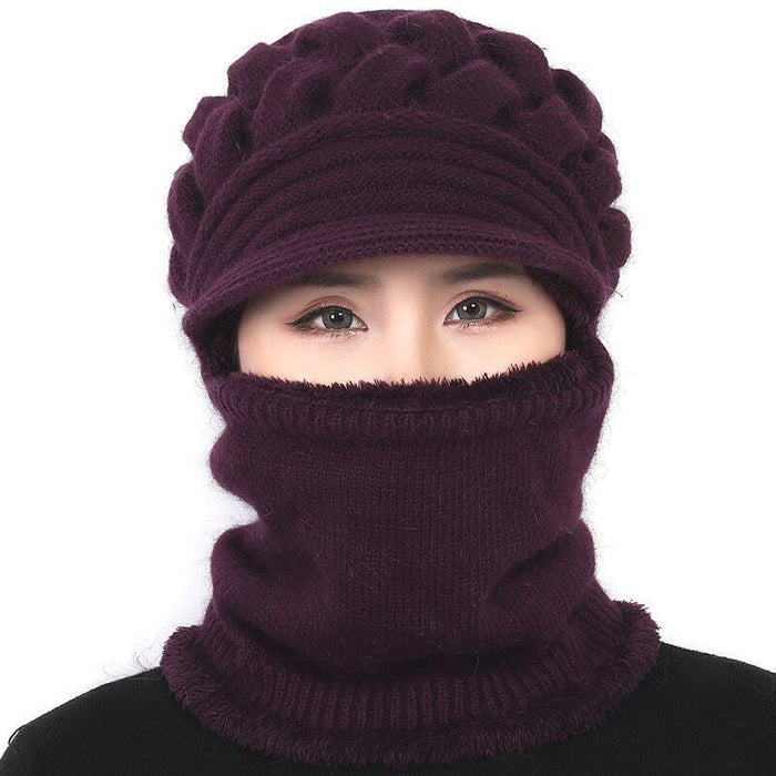 Wholesale Hats for Women Middle-aged and Elderly Winter Wool Hats JDC-FH-JW009