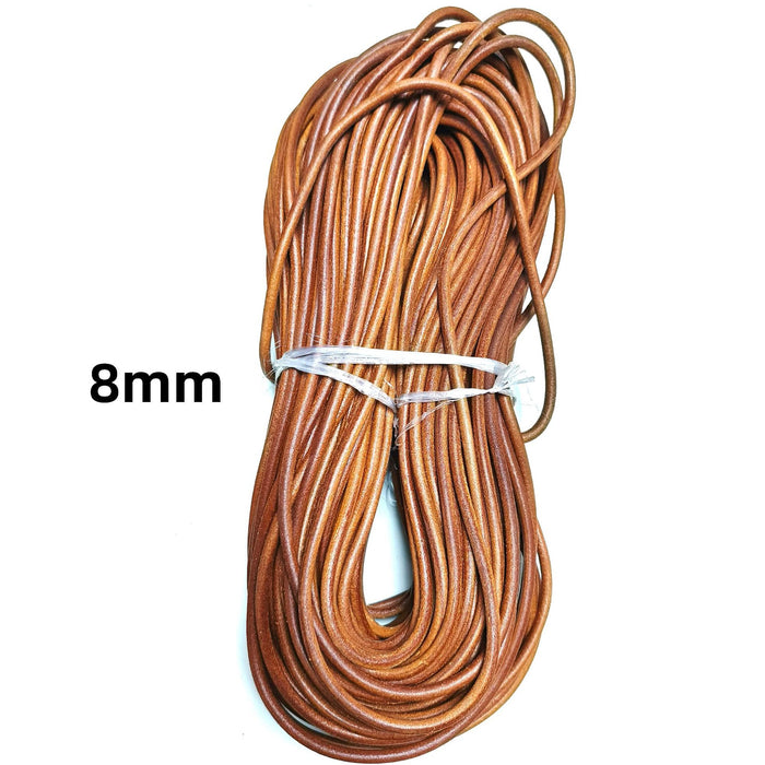 Wholesale 100pcs Round  Cowhide Rope Accessories Mobile Phone Case Leather Rope Braided Rope