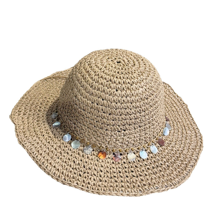 Wholesale Fisherman Hat Women's Summer Large Brim Sun Hat Sun Protection Straw Hat