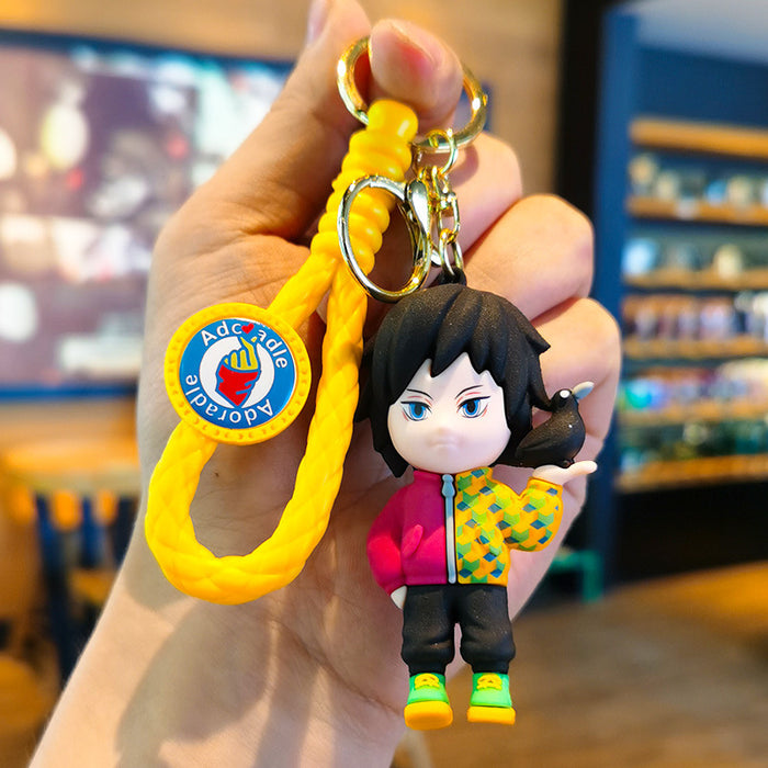 Wholesale Cartoon 3D Doll Rubber Keychain JDC-KC-Tingm043