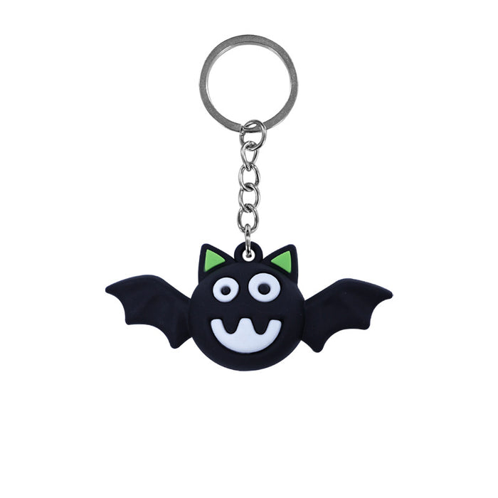 Wholesale  Pumpkin Ghost 3D PVC Keychain Doll DIY Party Bag Charm Keychain  MOQ:10