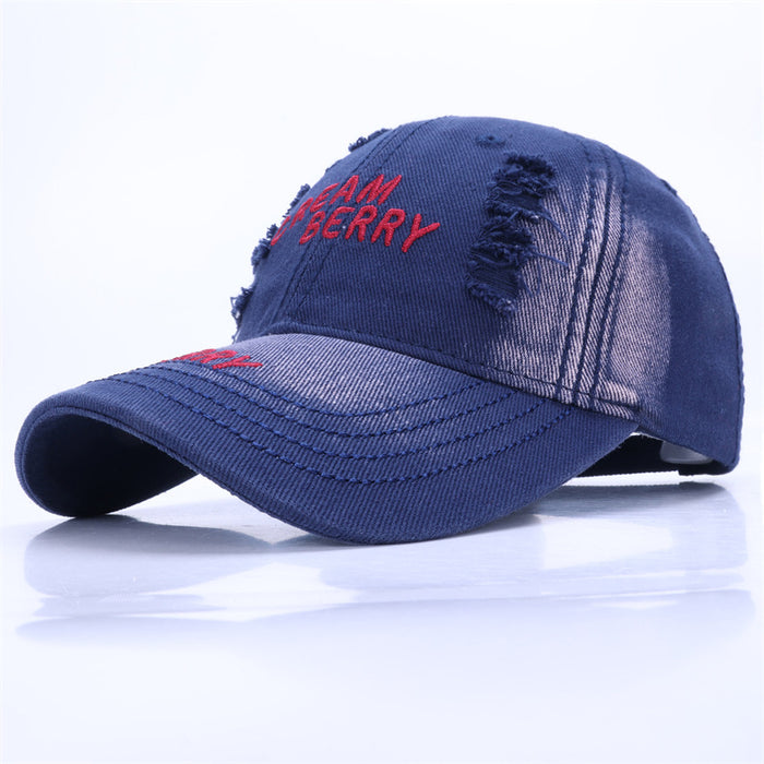 Wholesale Baseball cap with holes, tie dye sunshade cap, Volkswagen duckbill cap