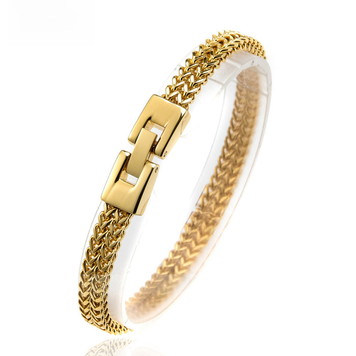 Wholesale Stainless steel bracelet, steel color titanium steel men's jewelry