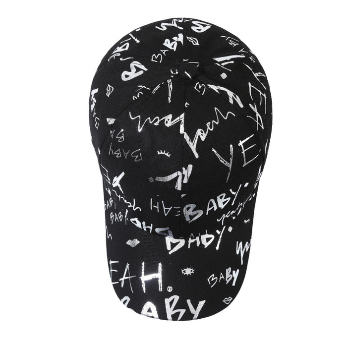 Wholesale Versatile baseball cap, letter printed duckbill cap, casual sports sun hat