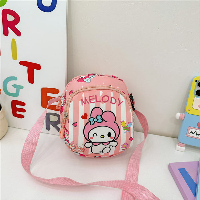 Wholesale Children's crossbody bag cartoon cute chest bag for outdoor leisure, lightweight single shoulder coin purse