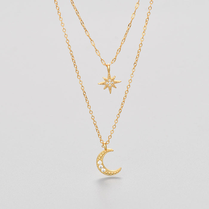 Wholesale Double layered necklace collarbone chain