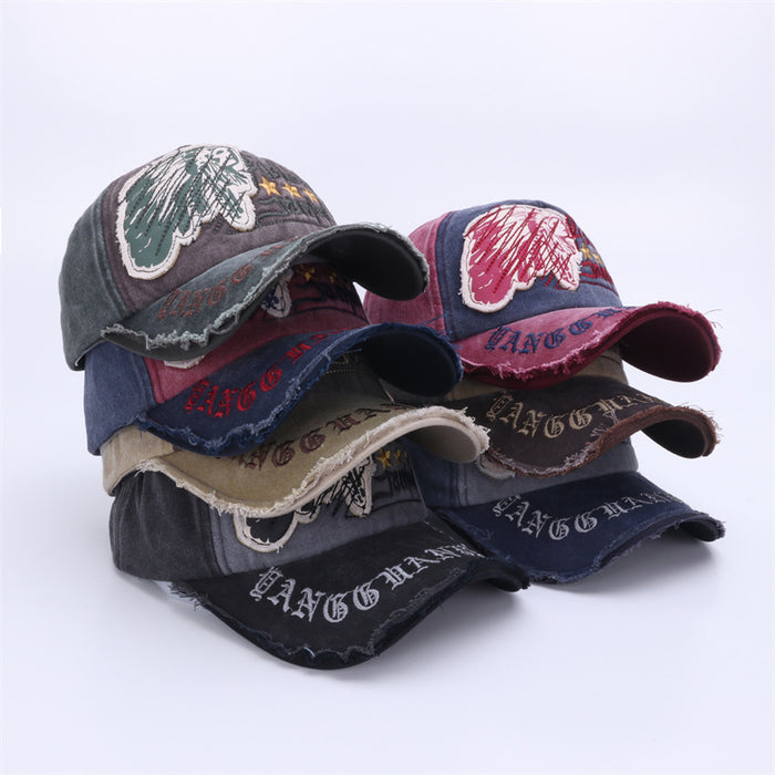 Wholesale Sunshade hat, casual letter baseball cap, used outdoor duckbill cap, spring and autumn