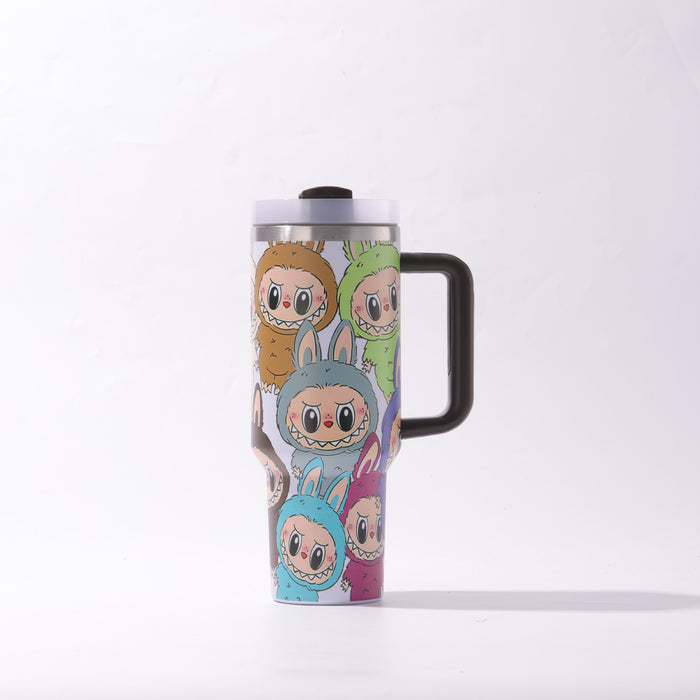 Wholesale 40oz Stainless Steel Tumbler with Handle and Straw Chic Drinkware MOQ≥2