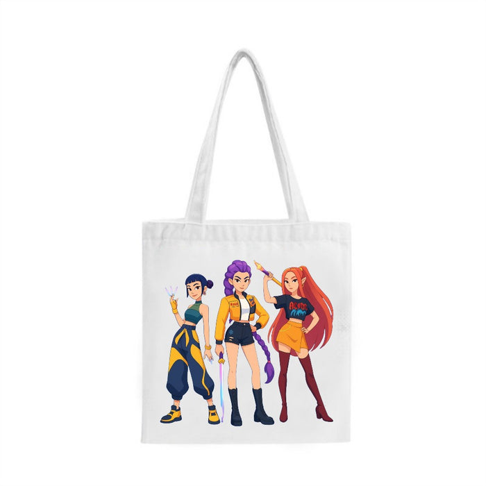 Wholesale KPOP Anime-themed printed canvas shoulder bag