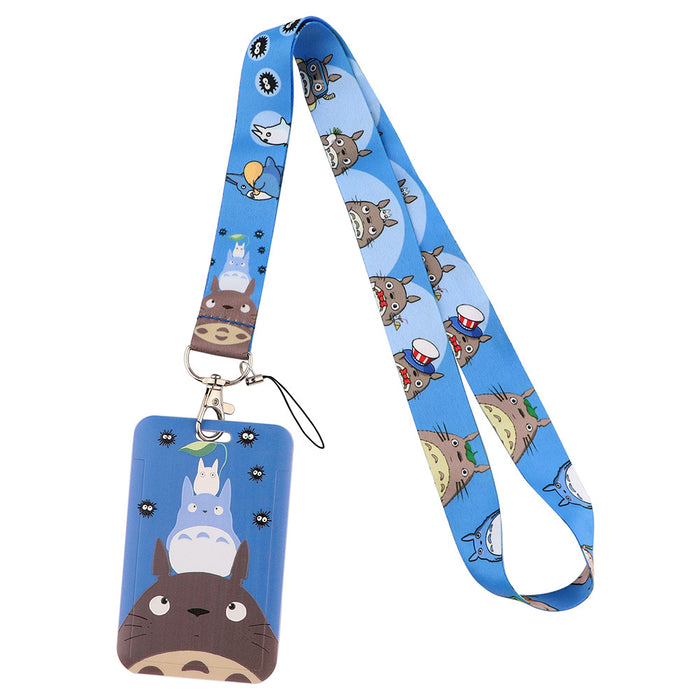 Wholesale 10 pcs Cute cartoon cat phone lanyard hard case keychain