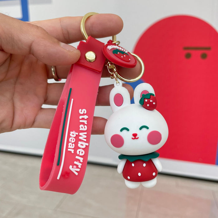 Wholesale Creative animal keychain pendant cute cartoon car keychain small gift wholesale