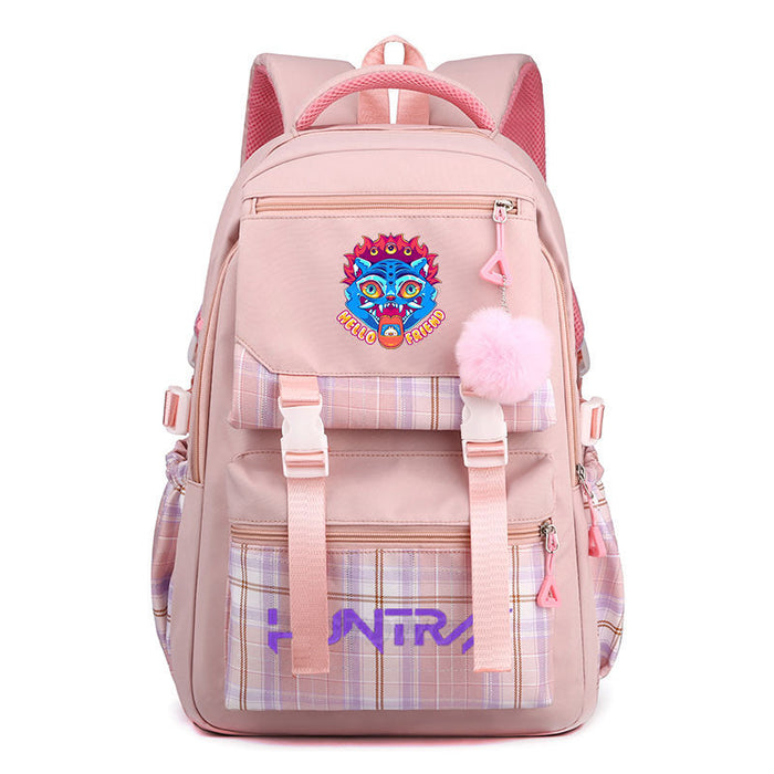Wholesale  Kpop Printed School Bag Junior High School Large Capacity Backpack