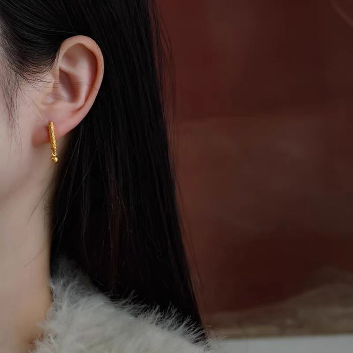 Wholesale Design sense scroll grass pattern sparkling diamond water droplet earrings for women, versatile, simple and fashionable temperament earrings wholesale