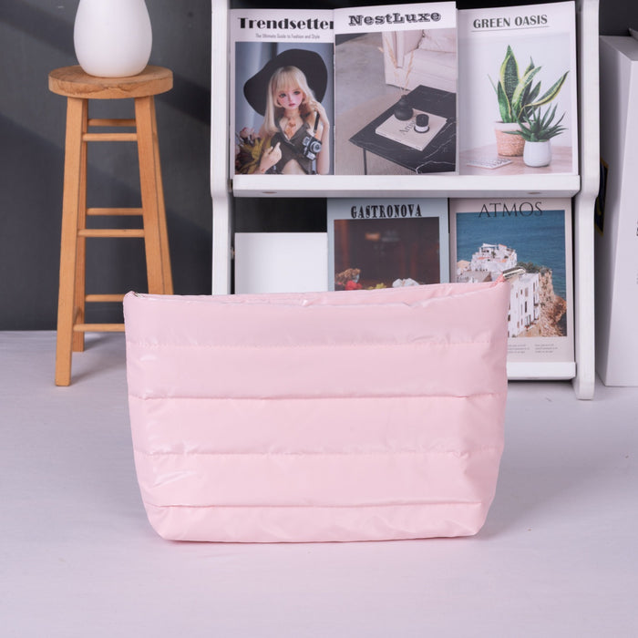 Wholesale Chic Purple Handbag Cosmetic Bag Trendy Travel Storage Organizer Fashion Accessory