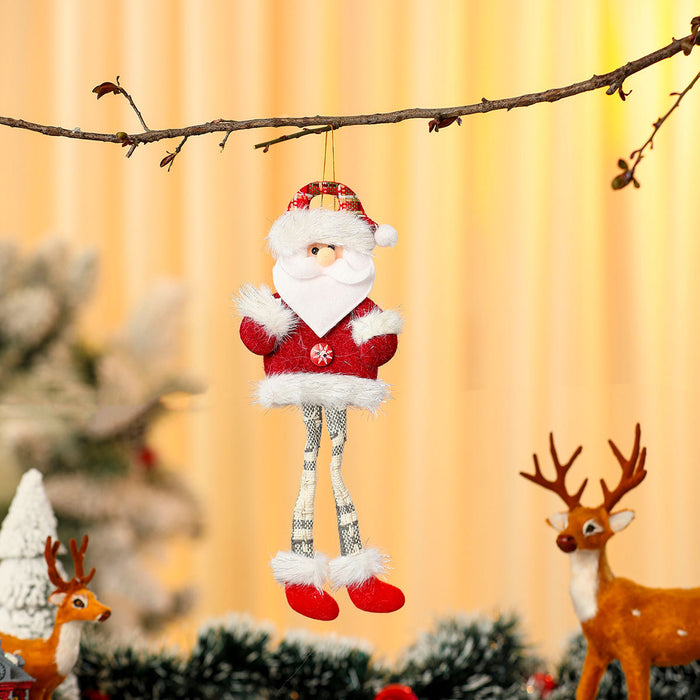 Wholesale Long-Legged Christmas Pendant Doll Christmas Small Gift Christmas Tree Pendant Decoration