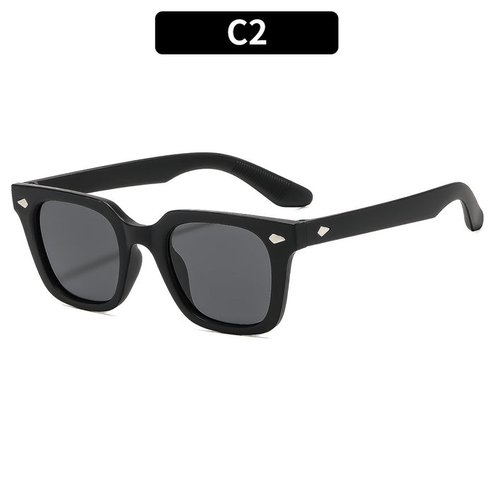 Wholesale Children' s Square Silicone Sunglasses UV400 Trendy Outdoor Fashion Accessory