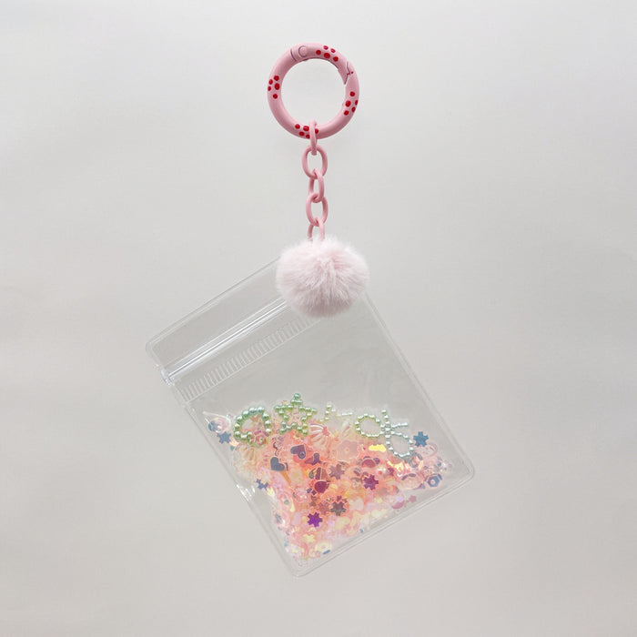 Wholesale transparent thick cute key chain pendant accessories