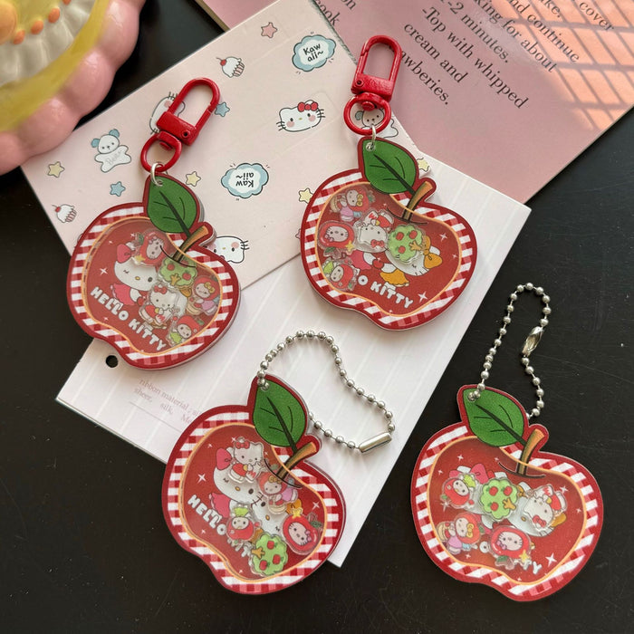 Wholesale Apple Kt Key Bag Pendant Couple Girl School Bag Accessories Girlfriend Gift