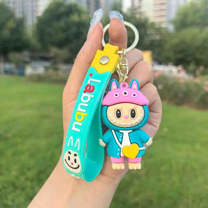 Wholesale Cartoon cute dress-up keychain funny doll bag pendant small gift