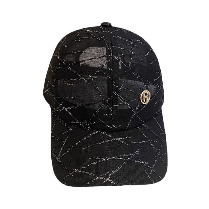 Wholesale Hat letter breathable mesh baseball cap, outdoor sun shading and sun protection versatile duckbill cap