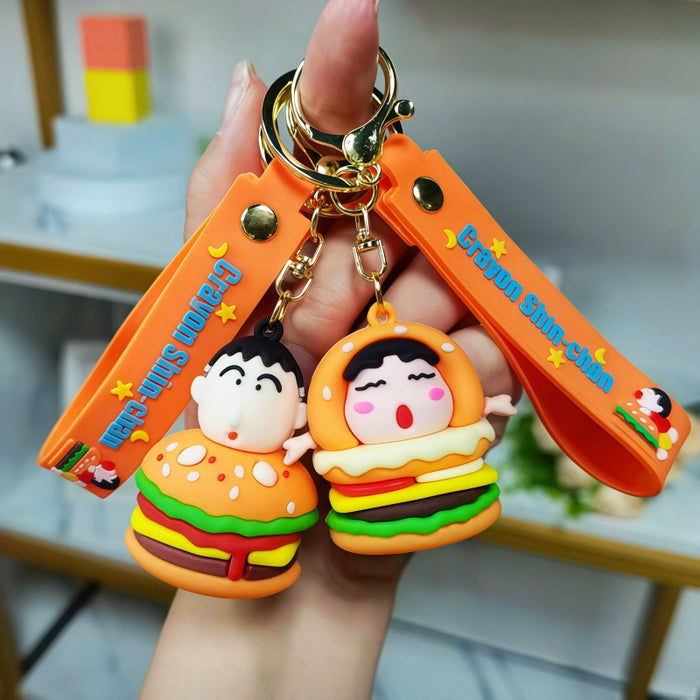 Wholesale Metal Keychain Cartoon Car Key Accessory Bag Charm MOQ≥2