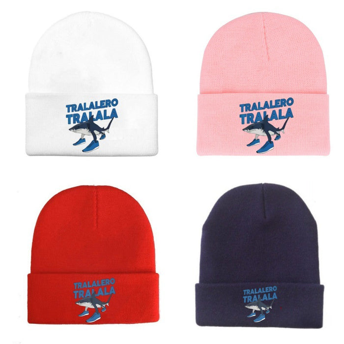 Wholesale Colorful warm winter knitted hats for boys and girls