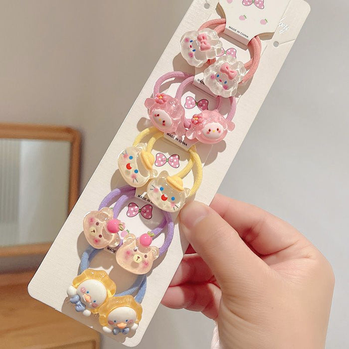 Wholesale Cartoon Cute Animal Hair Band Does Not Hurt Hair Rope Hair Accessories
