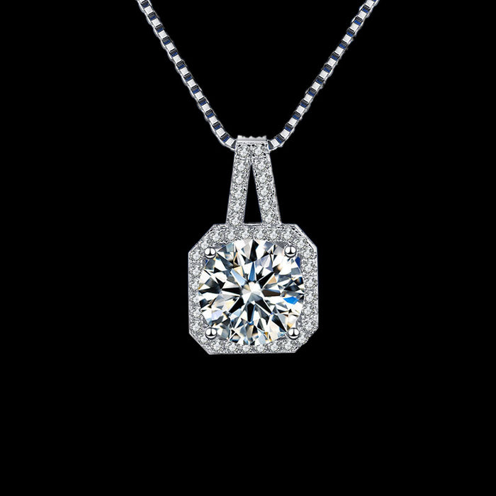 Wholesale Three piece zircon set earrings ring necklace women's pendant collarbone chain