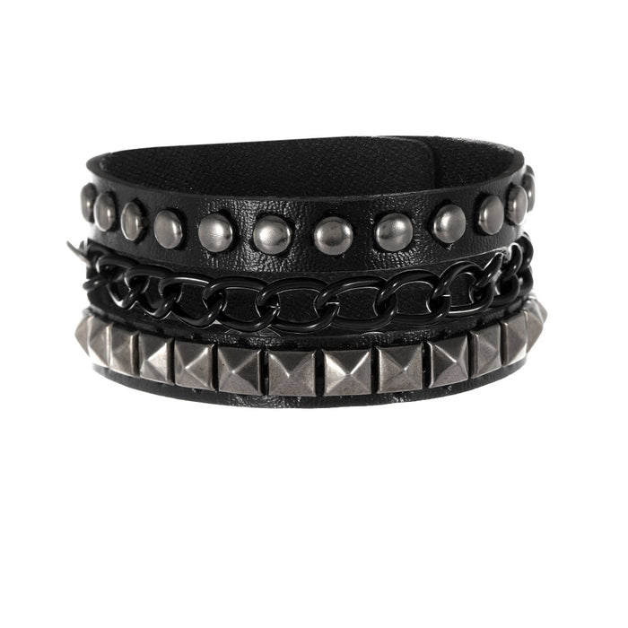 Wholesale Rivet bracelet vintage leather bracelet bracelet