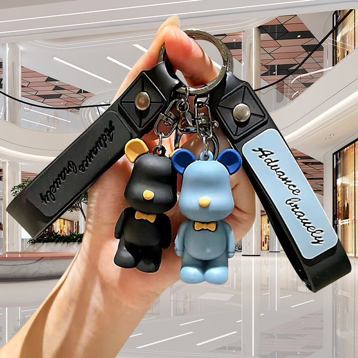 Wholesale bear key chain pendant cute bear doll exquisite bag hanging accessories gift