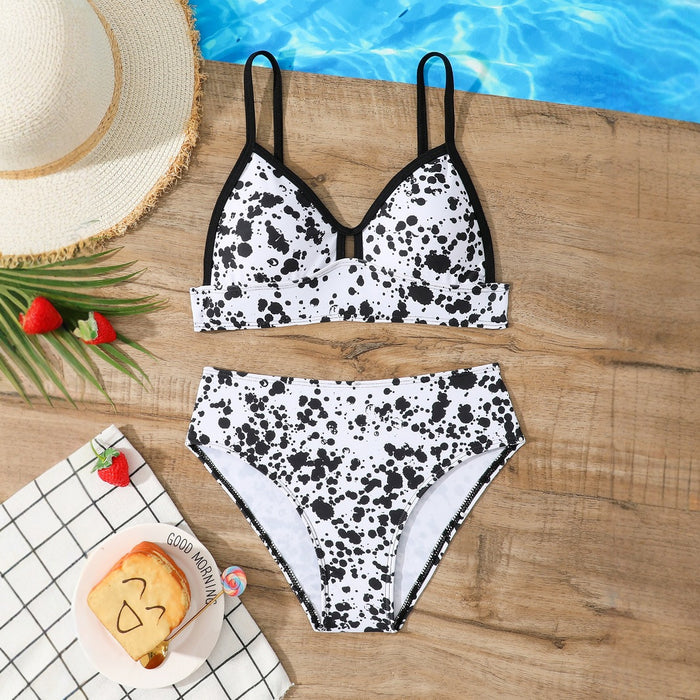 Wholesale Children's split swimsuit bikini two-piece swimsuit