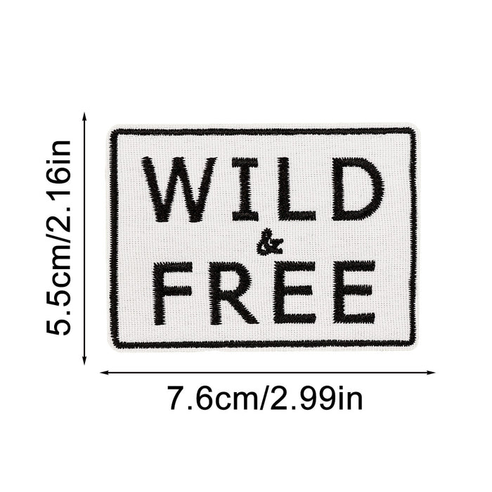 Wholesale English Letter Embroidery DIY Patches