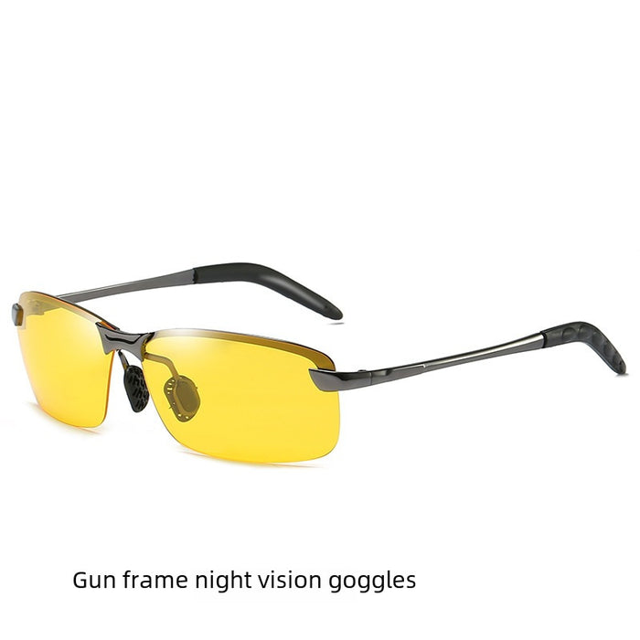 Wholesale Polarized sunglasses for men, suitable for day and night driving, fishing, and night vision