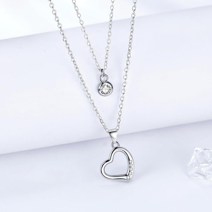 Wholesale Tree of Life necklace turquoise double layered necklace collarbone chain