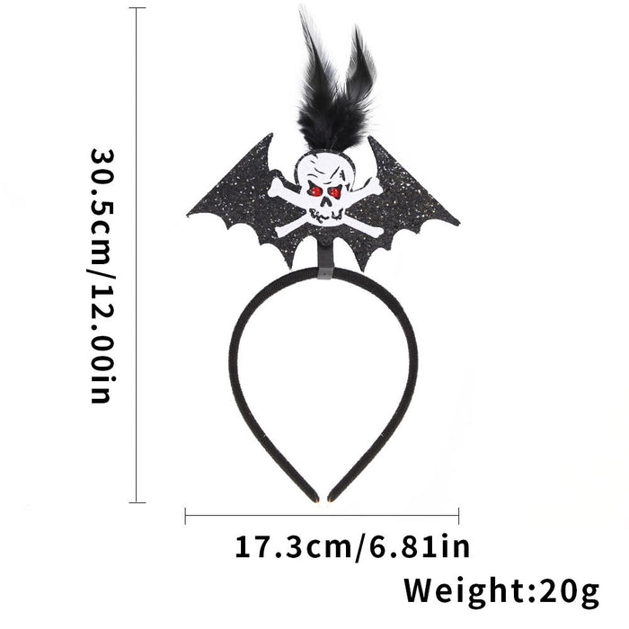 Wholesale Plastic Headband Pumpkin Witch Hat Hair Hoop For Party Celebrations