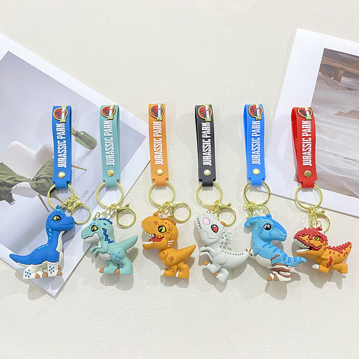 Wholesale Various cute dinosaur keychains