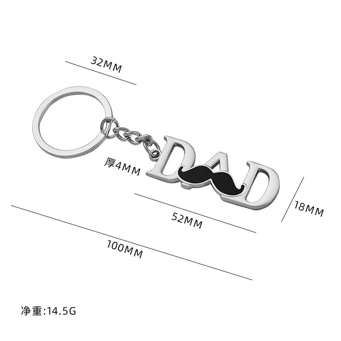 Wholesale Gift Mother's Day Keychain Pendant Customized Creative Gift Love Metal Keychain