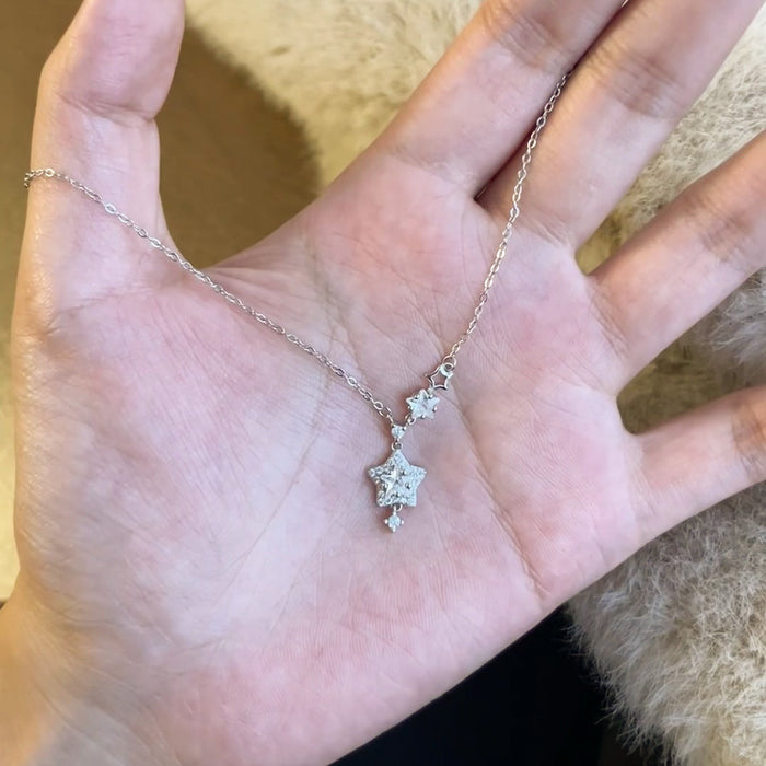 Wholesale Pendant women's light luxury titanium steel non fading necklace collarbone chain jewelry