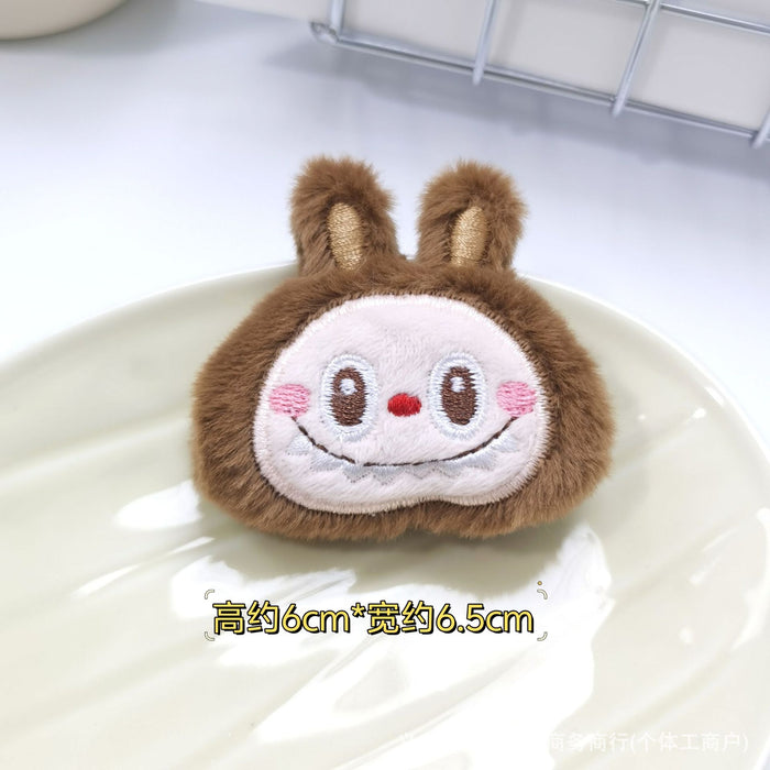 Wholesale Cute cartoon doll brooch rabbit bag key chain pendant plush small pendant