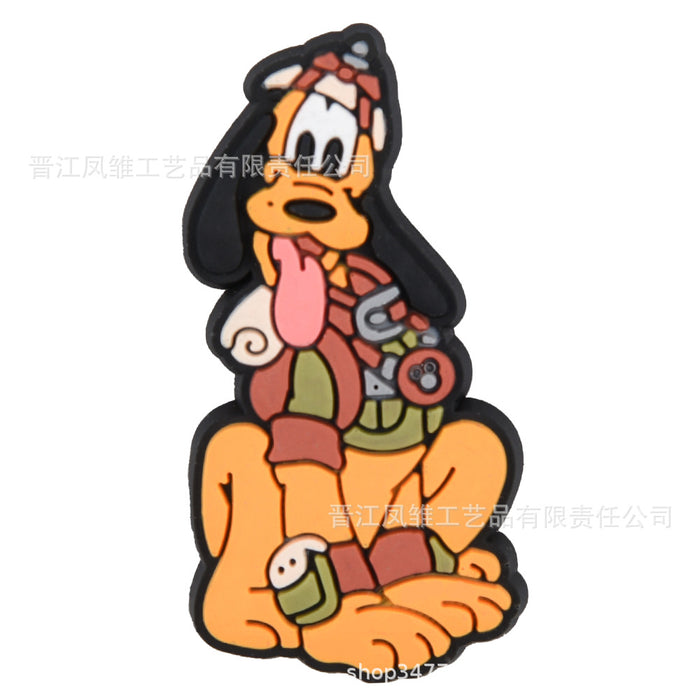 Wholesale 50pcs  Shoes Charms shoe buckle cartoon character decoration accessories