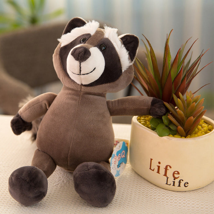 Wholesale Forest Animal Doll Giraffe Lion Monkey Dog Tiger Gift Birthday Plush Toy