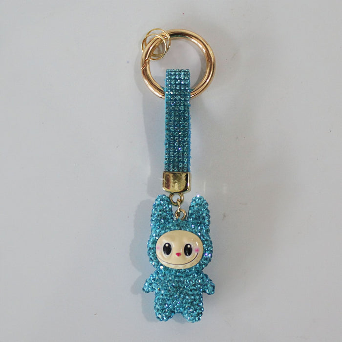 Wholesale Keychain handmade pendant cartoon Rhinestone Keychain