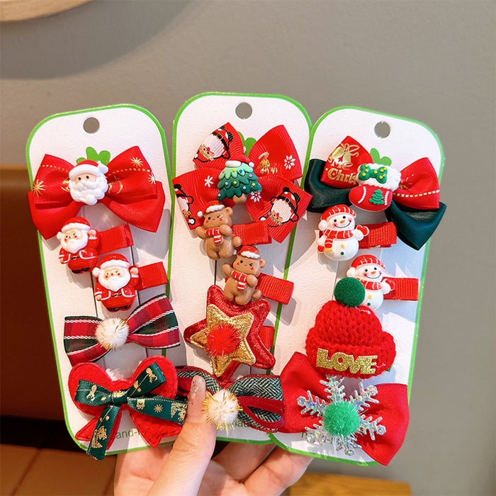 Wholesale Children' s Christmas Hair Clips