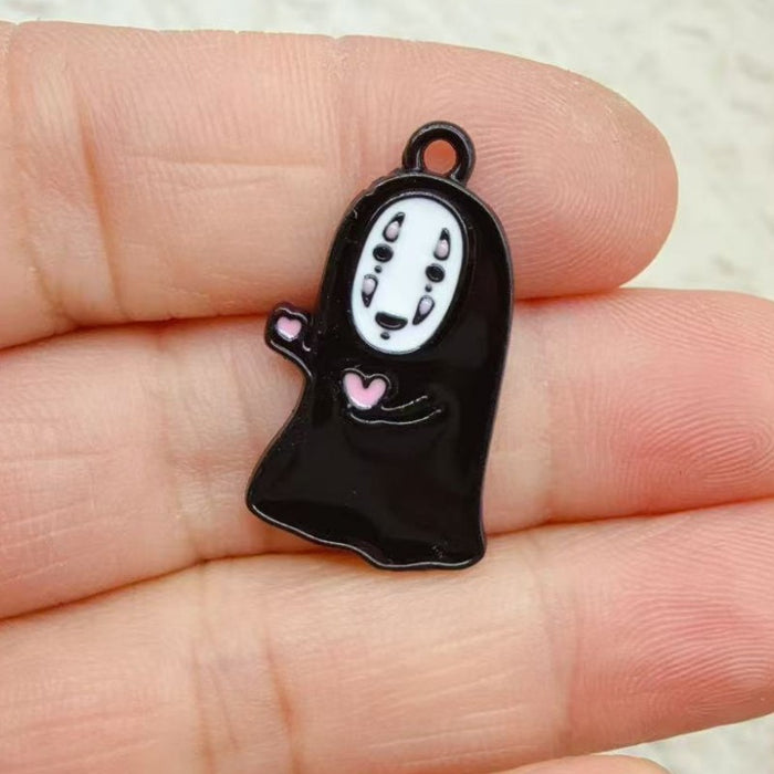 Wholesale 10pcs Anime Alloy Oil Drip DIY Pendant Decoration Ornament